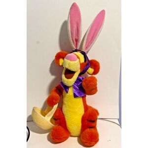 Walt Disney Company Large‎ Easter Bunny Tigger plush(310-986) EUC